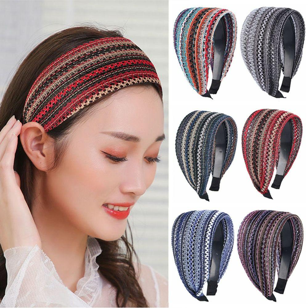 Haaraccessoires Kopftücher Böhmische Stile Stirnbänder Vielseitiger Haarreif