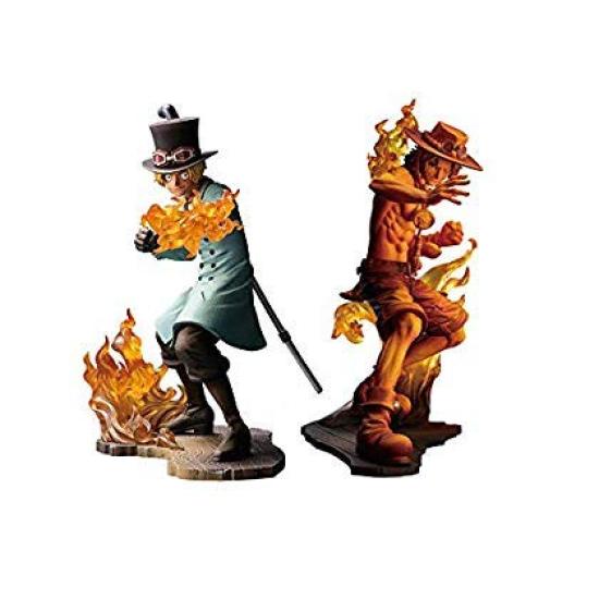 BANPRESTO One Piece Stampede Brotherhood III -Sabo- & -Portgas D. Ace- Figures (Set of 2)