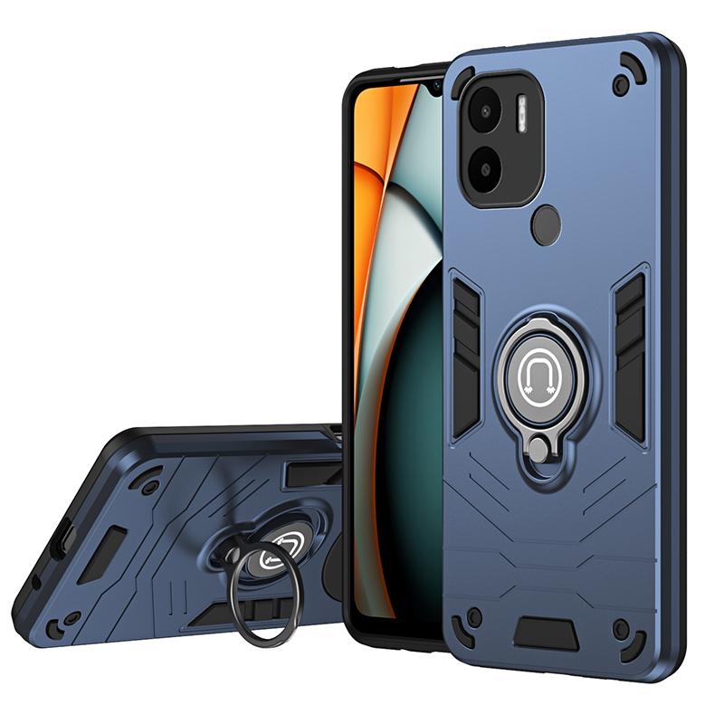 For Redmi A1 Plus Shockproof Hard Armor Cover Cases For Redmi A1 Plus Slide Lens Protect Shell Magnet Bracket Phone Case Capa