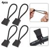 Hose Clip 4pcs 6.5cm Bungee Rope Elastic Rope+plastic