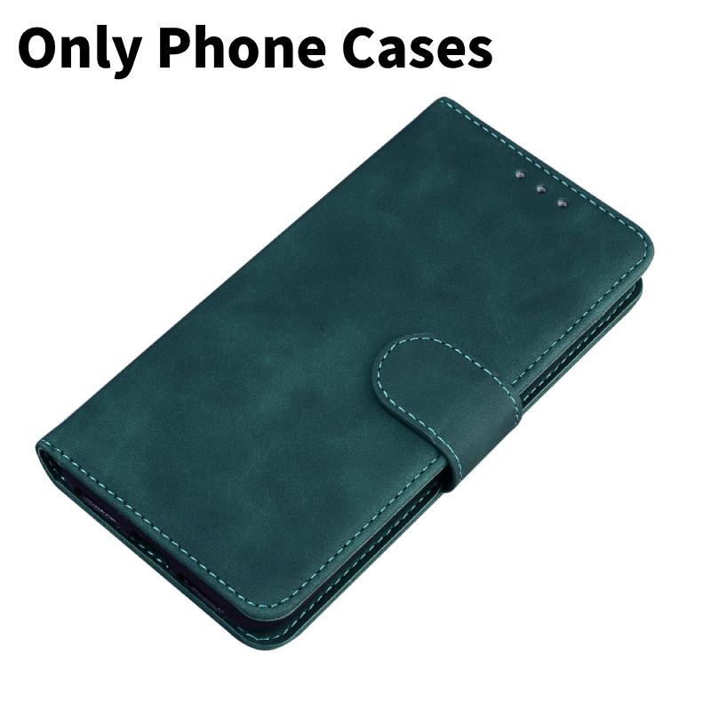Samsung Galaxy For A06 Solid Color Skin Leather Phone Case Women Men Magnetic