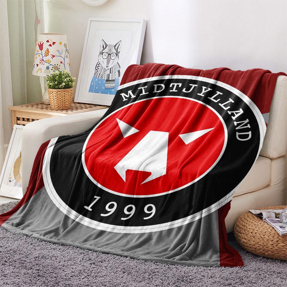 FC Midtjylland FlAannel Blanket, High Quality Comfortable for All Seasons, Home Decor, Warmth and Comfort