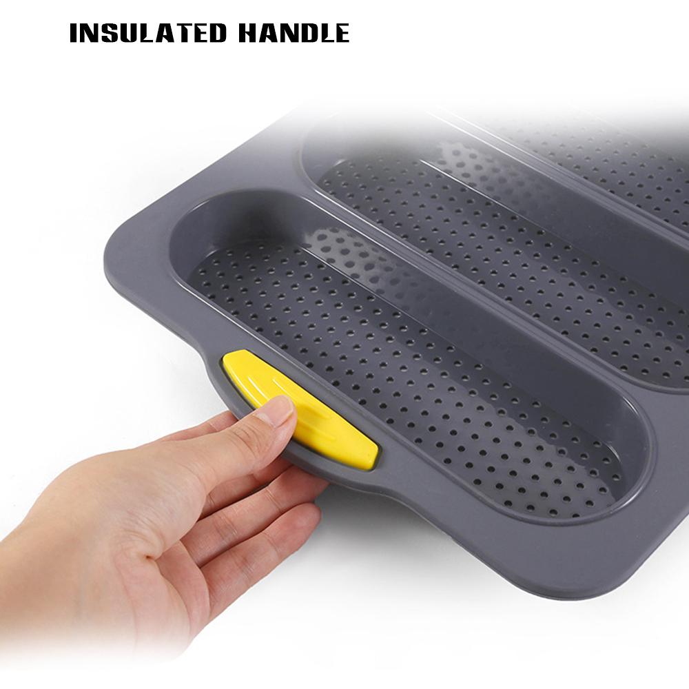 4 Wave Loaves Bake Mold Convenient tot Use Multi-Purpose Mold Suitable for Kitchen Baking Tools