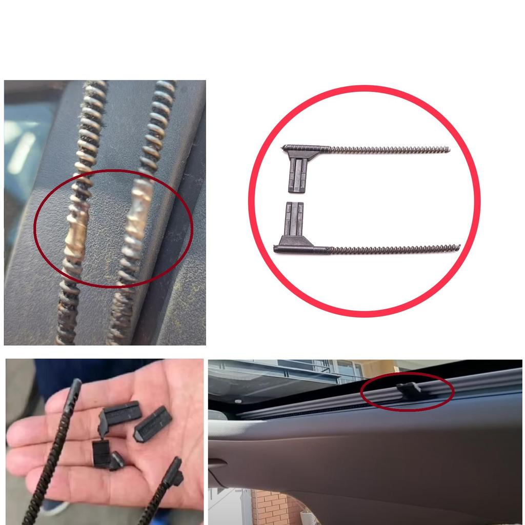 ESR571 Panorama-Dach Schiebedach Sonnenschutz Rollo Vorhang Kabelhalter Clips Halterung für Citroen C4 Picasso Grand MK1 MK2 3000023127