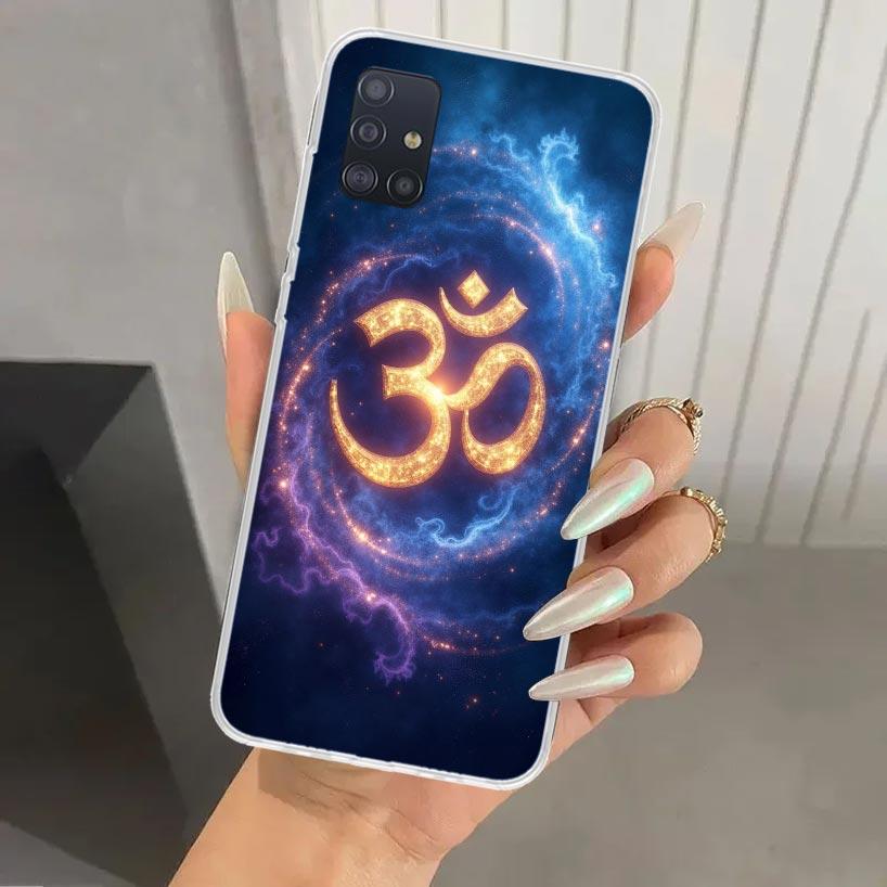Mandala Chakra Insist Yoga Phone Case for Samsung Galaxy A52 A32 A22 A12 A02S A50S A30S A10S Note 20 Ultra 10 Plus S10 A31 A20 A