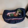 Denim Bag Large Capacity Crossbody Bag Women Tote Bag Commuter Shoulder Bag