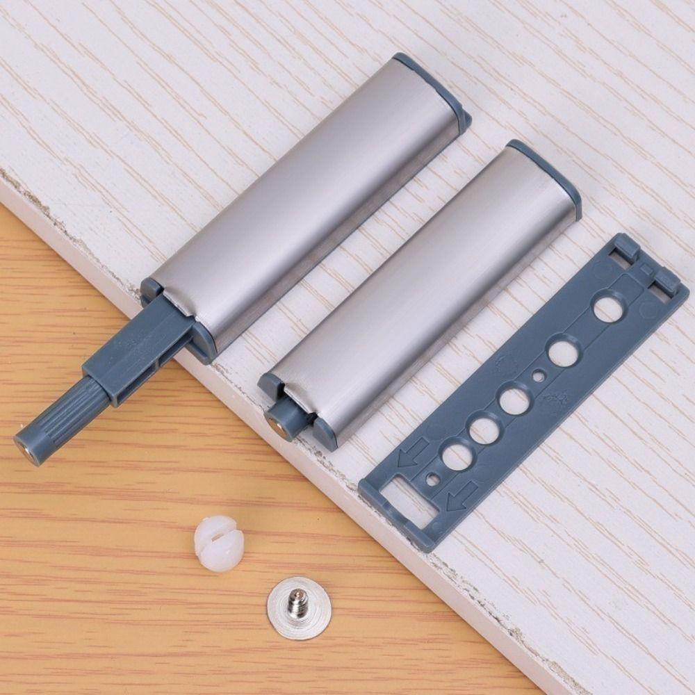 1/3Pcs Stainless Steel Door Stopper Buffer Self-bounce Quiet Furniture Closer New Touch Damper