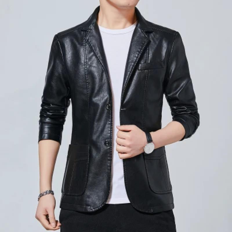 

Famous Brand Mens Leather Jackets and Coats Men s Leather Jackets Casual Motorcycle PU Jacket Biker Leather Coats 4XL чорний