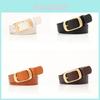 Womens Fashion Leather Belt With Pin Buckle For Casual Office Wear