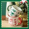 Christmas Series Mug Cute Cartoon Ceramic Coffee Cup Christmas Holiday Gift