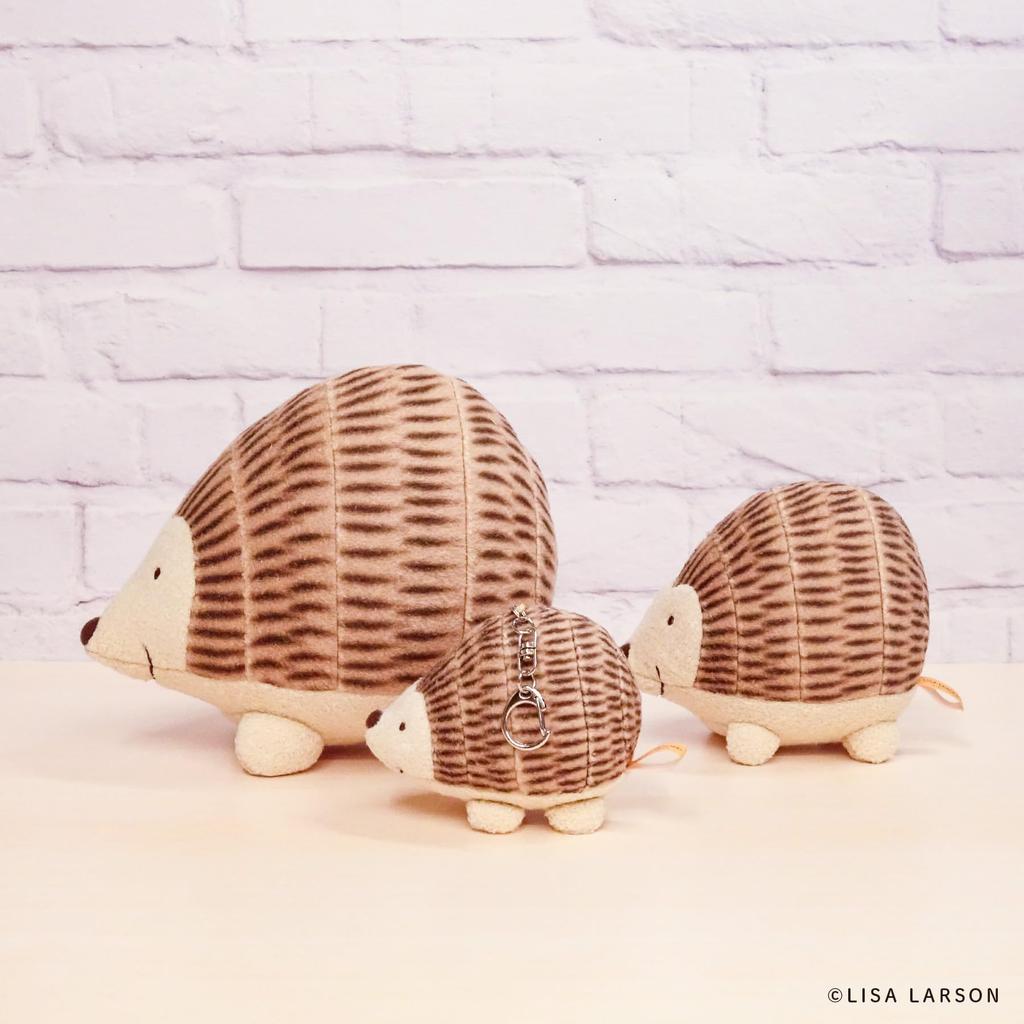 Naitou Design LISA LARSON Hedgehog Swedish character for ages 6 and approximately tall Mascot Iggy, up, 9.5cm
