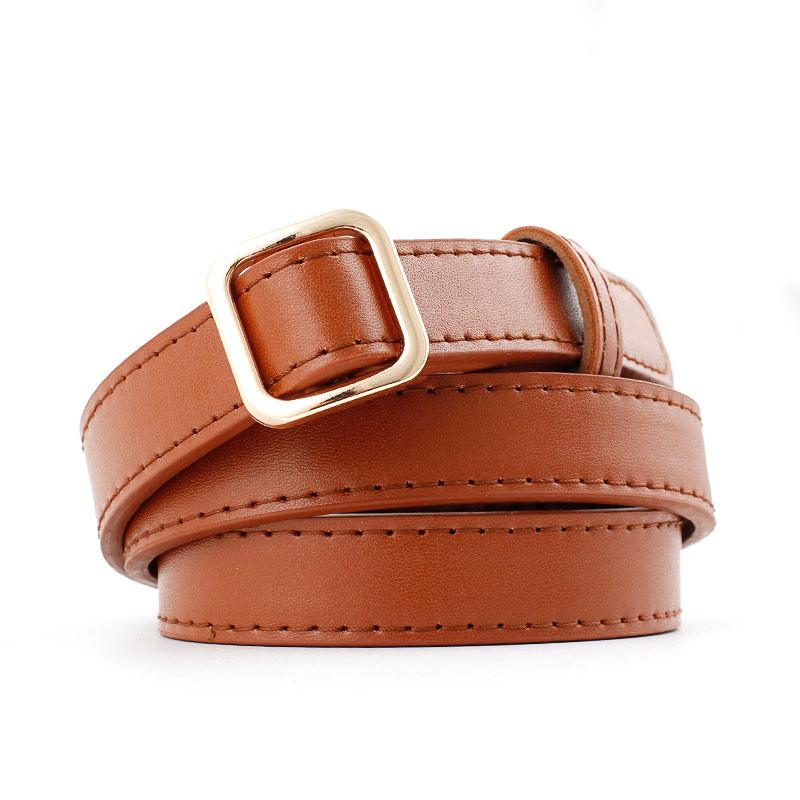 Chic Minimalist Women's Belt In Various Colors Great For Jeans And Casual Looks