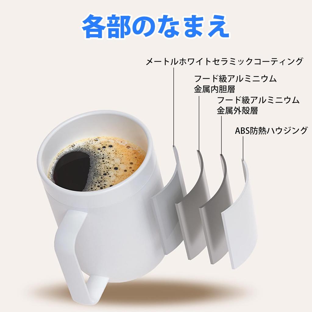 HANSHUMY Drink Holder, 8°C Cooling & 50°C/70°C Heating, Home Cup Cooler, Frozen Cup, Cold/Warmer, Compatible with PET Bottles and Cans, Tabletop Use,