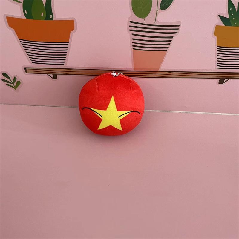 10cm Polandball Plush Toy UK Ukraine Germany Countryball Stuffed Doll Decoration