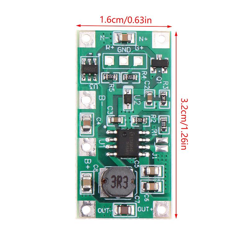 Módulo UPS de Alimentación Ininterrumpida de 5V 1A Batería de Polímero 3.7V 18650 Litio Elevador Inverso Sobretensión Placa de Alimentación