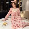 Nightgown Spring Casual and Comfortable Nightgown Ruby Home Clothes Home Clothes Cute Ruby Casual Large Size Nightgown