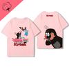 The Mole Story Krtek Vintage Cartoon Anime Shirt Short Sleev Unisex Women Cotton Round Neck Casual Loose Funny Tshirt Kid Fashion