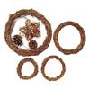 Natural Preserved Vine Circle Wreath for Christmas, Wedding & DIY Decor