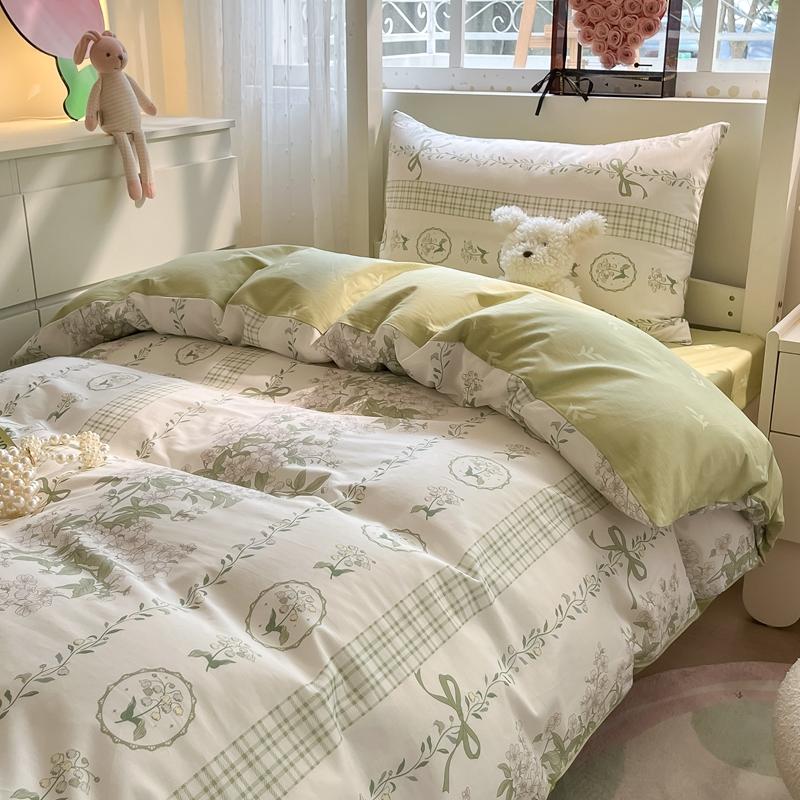 Mei Yun Ge (Student Season) Cotton Printed Student Dormitory 3-Piece Set