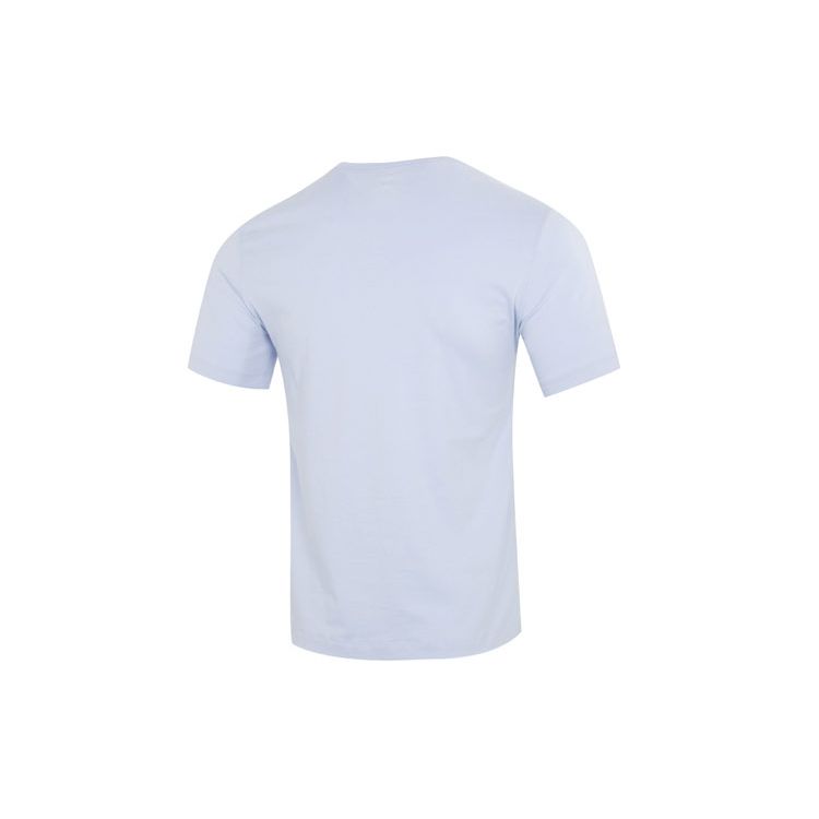 Nike Alphabet Logo Casual Round Neck Short Sleeve T-Shirt Men Tops Blue AR5005-549