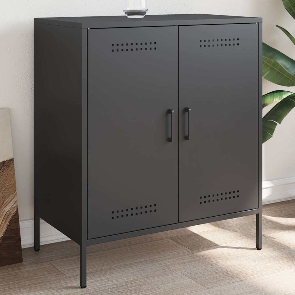 Sideboard Black 68 x 39 x 79 cm Steel