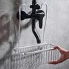 Hanging Shower Caddy Bathroom Wall Mount Drain Storage Basket Shampoo Shower Gel Holder Washroom Organizer Rack