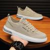 Men's Korean Style Canvas Shoes - Summer Breathable White Versatile Casual Sneakers