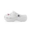 Classic Platform Clog EVA Glasses Rabbit Cute Versatile Classic Cloud Dok Niche Campus Style Hole Shoes Unisex White