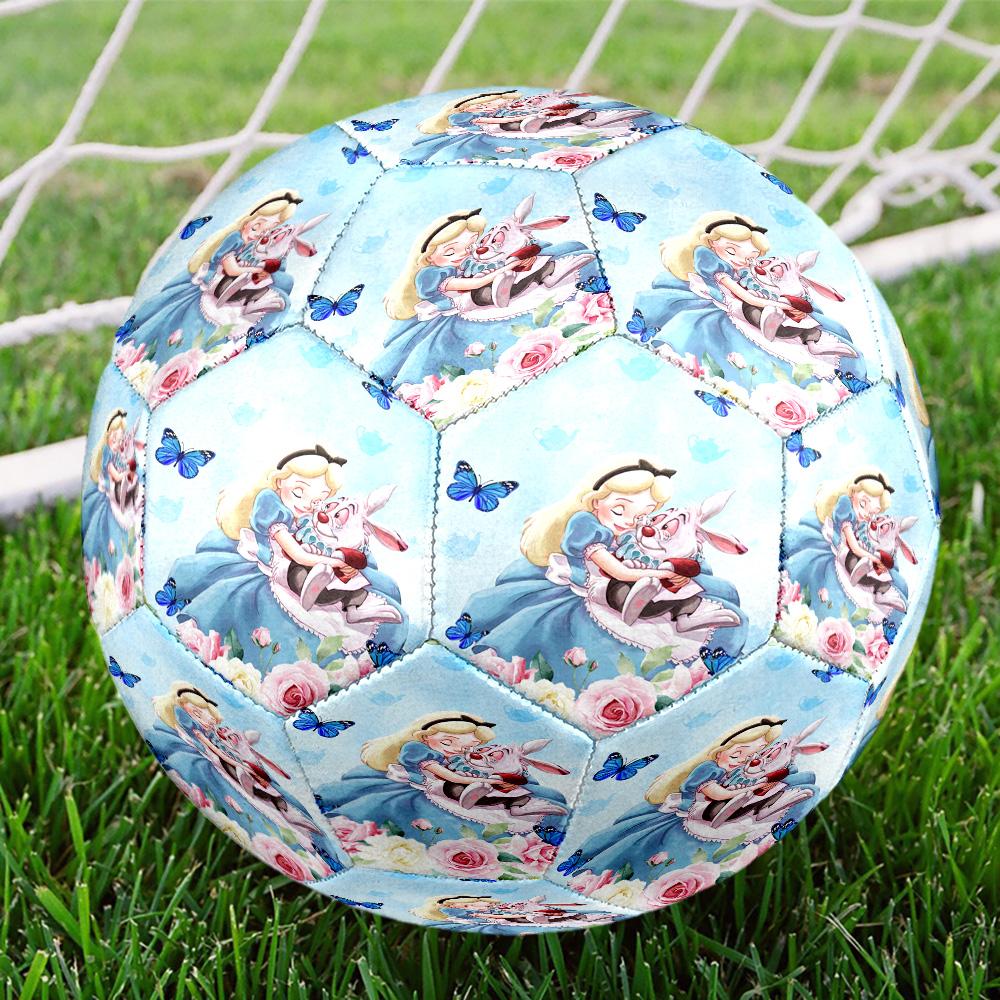 1PC Cartoon Wonderland Cat Size 5 Soccer Balls, High-Quality, Anti-Slip, Protective Football, a Unique Gift Suitable for Birthdays, Christmas