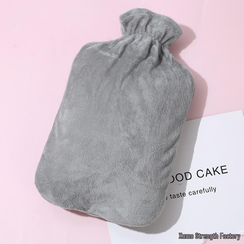 Explosion-Proof Faux Rabbit Fur Hot Water Bottle & Hand Warmer for Girls – Heat Compress for Stomach & Feet