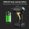 35L/min Tire Inflator Cordless Air Compressor 2000mAh 150PSI Hand Held Air Pump Rechargeable 120W Electric Power 12V