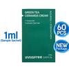 60pcs_[INNISFREE] Green Tea Ceramide Cream 1ml (Sample Sachet)