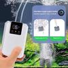 Silent Fish Tank Oxygen Pump Waterproof USB Rechargeable Oxygenation Pump Continuous/Interval Mode Oxygen Booster Pump Outdoor