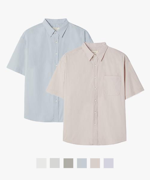 Pabeulega Heritage Bio-Washed Half Shirt (6 Colors)