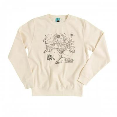 The Lord Of The Rings Unisex Adult Middle Earth Map Sweatshirt