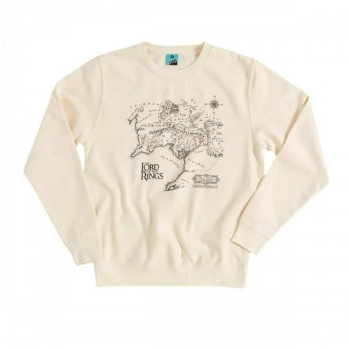 The Lord Of The Rings Unisex Adult Middle Earth Map Sweatshirt