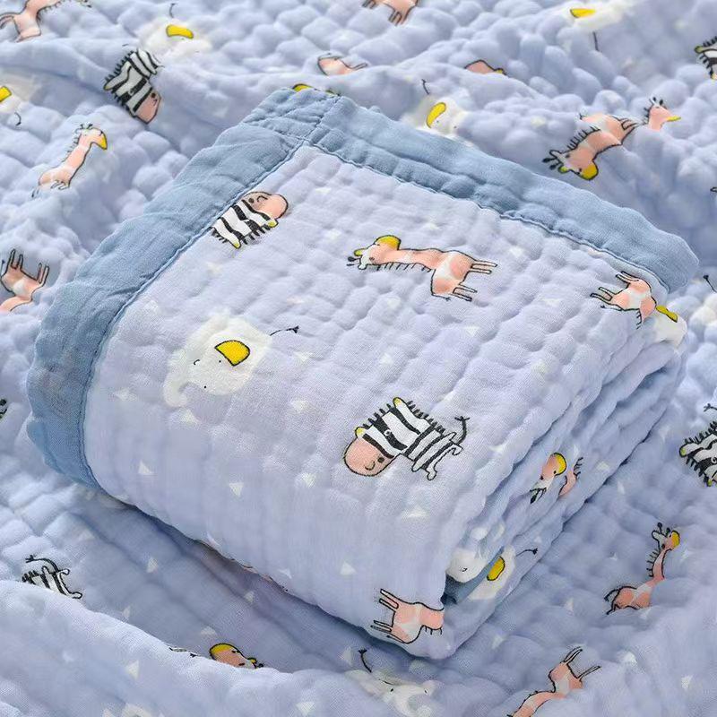 Six-layer Pure Cotton Gauze Baby Blanket and Swaddle