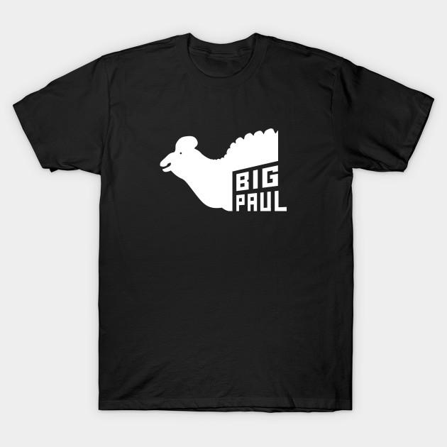 Men Black Print T-shirt Big Paul White Version No-Cut Transfer Paper Print Cotton Tshirt 4XL чёрный