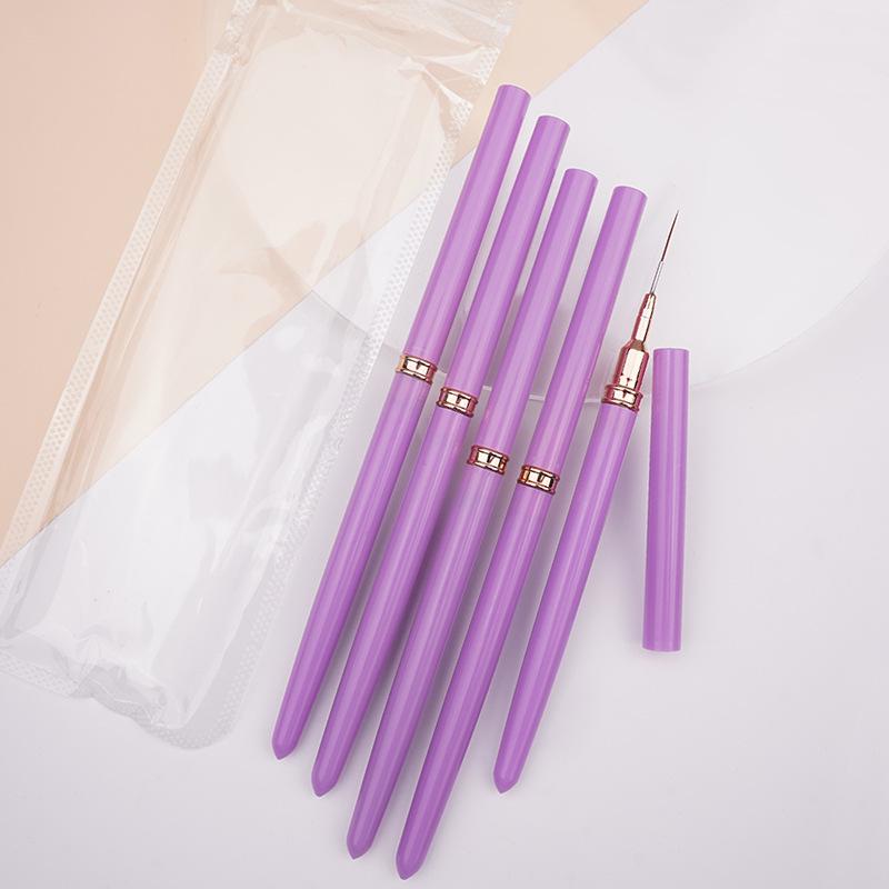 Extra Fine Japanese Nail Art Liner Pen - Professional 7mm Outline for Precision Drawing