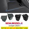 For Tesla Model Y Juniper 2025 2026 Launch Trunk Side Storage Box Boot Organizer Flocked TPE Mat Anti-dirty Travel Accessories
