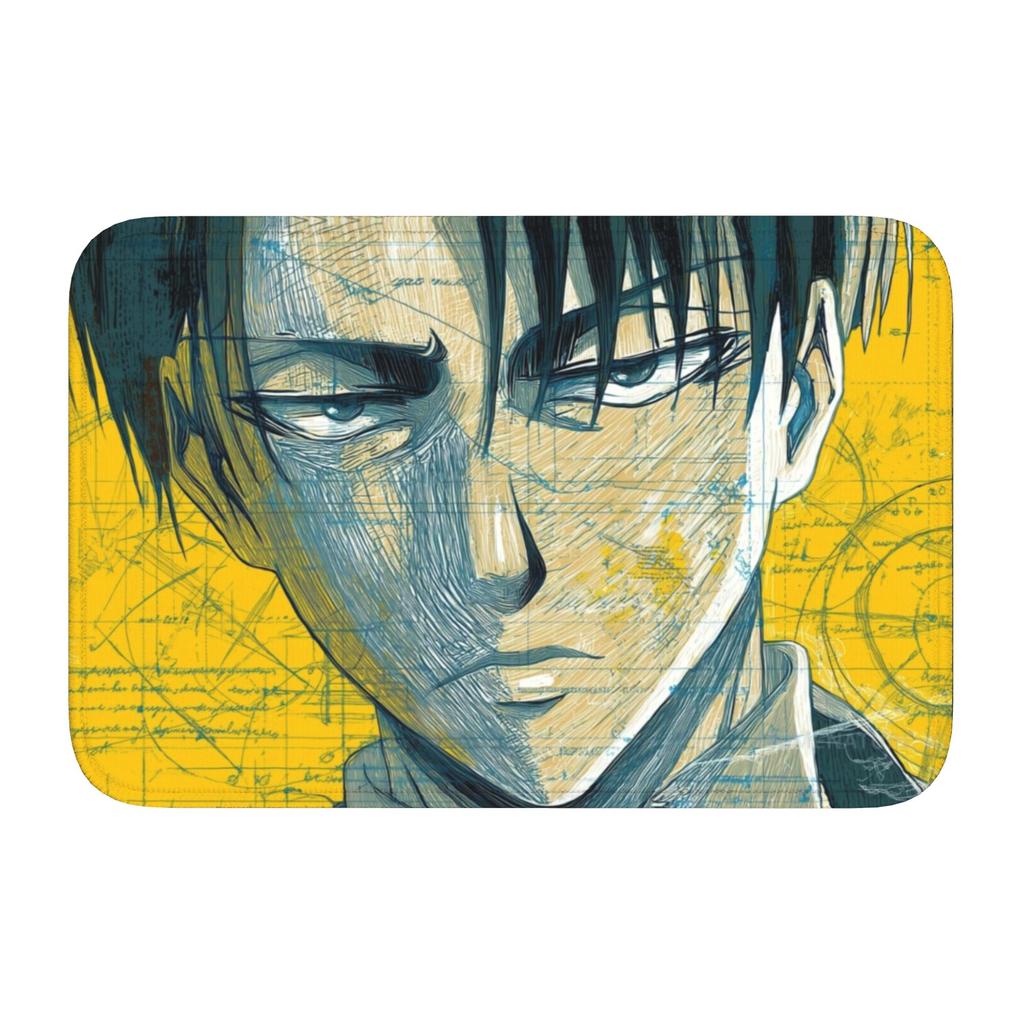 Attackes On Titan Front Door Mat Anti-Slip Indoor Welcome Waterproof  Doormat Living Room  Entrance Rug Carpet Footpad