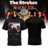 The Strokes Reality Awaits World Tour 2026 Graphic Fan Gift T-Shirt