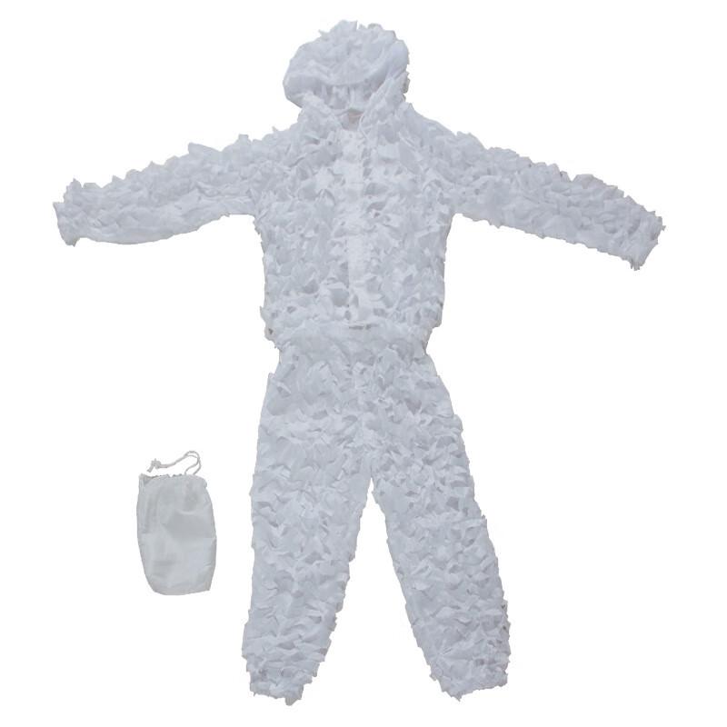 WEZHO Professional Snow Camouflage Ghillie Suit