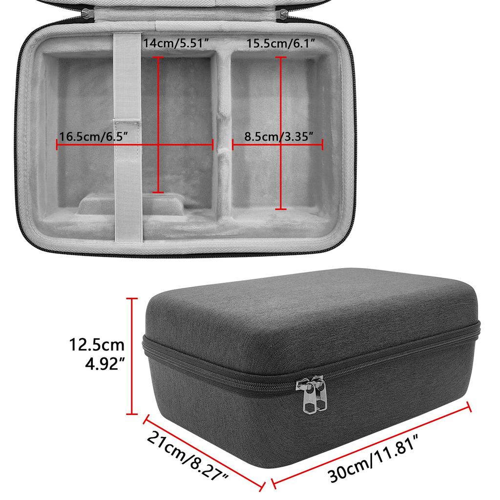 Musiin Audio Interface Tragetasche Kompatible Hartschalen-Reisetasche für Apollo Twin X DUO Gen 2QUAD Gen 2 (Dunkelgrau)