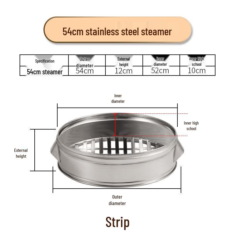 Lijia Commercial Multi-layer Stainless Steel Steamer