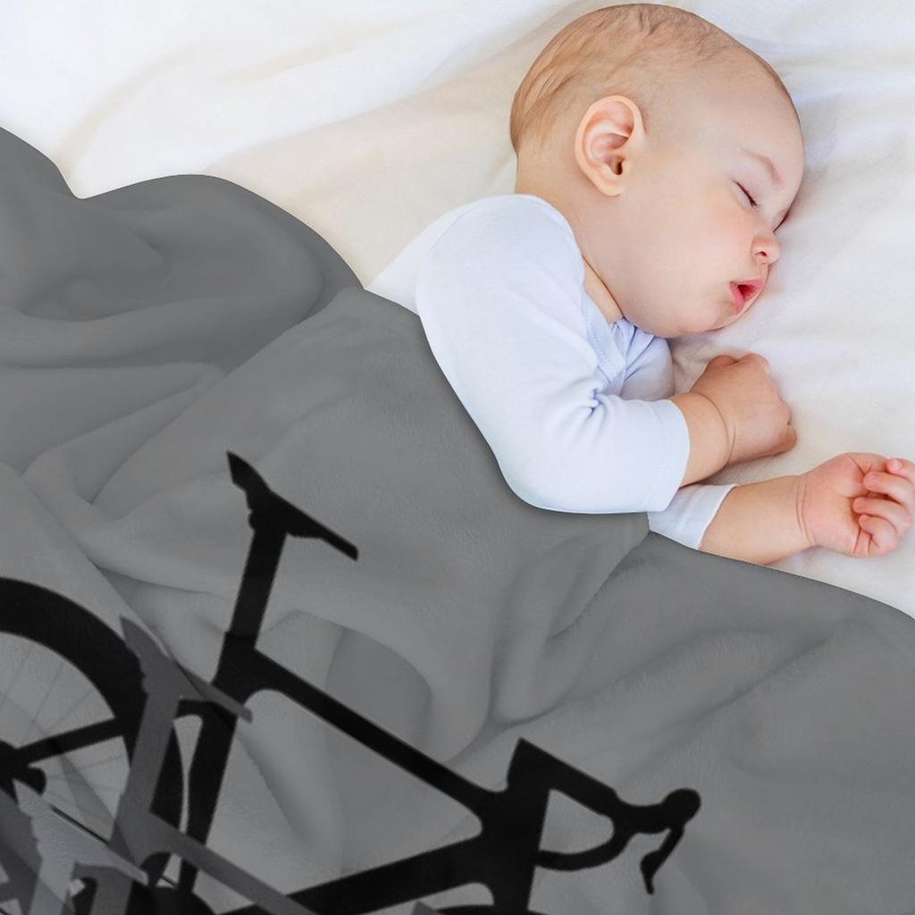 Road Bike Fade Throw Blanket Hairys christmas decoration For Sofa Thin Sofas Blankets