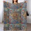 Ween Boognish and Flowers Throw Blanket Soft Comfort Blanket for Reading Watching TV