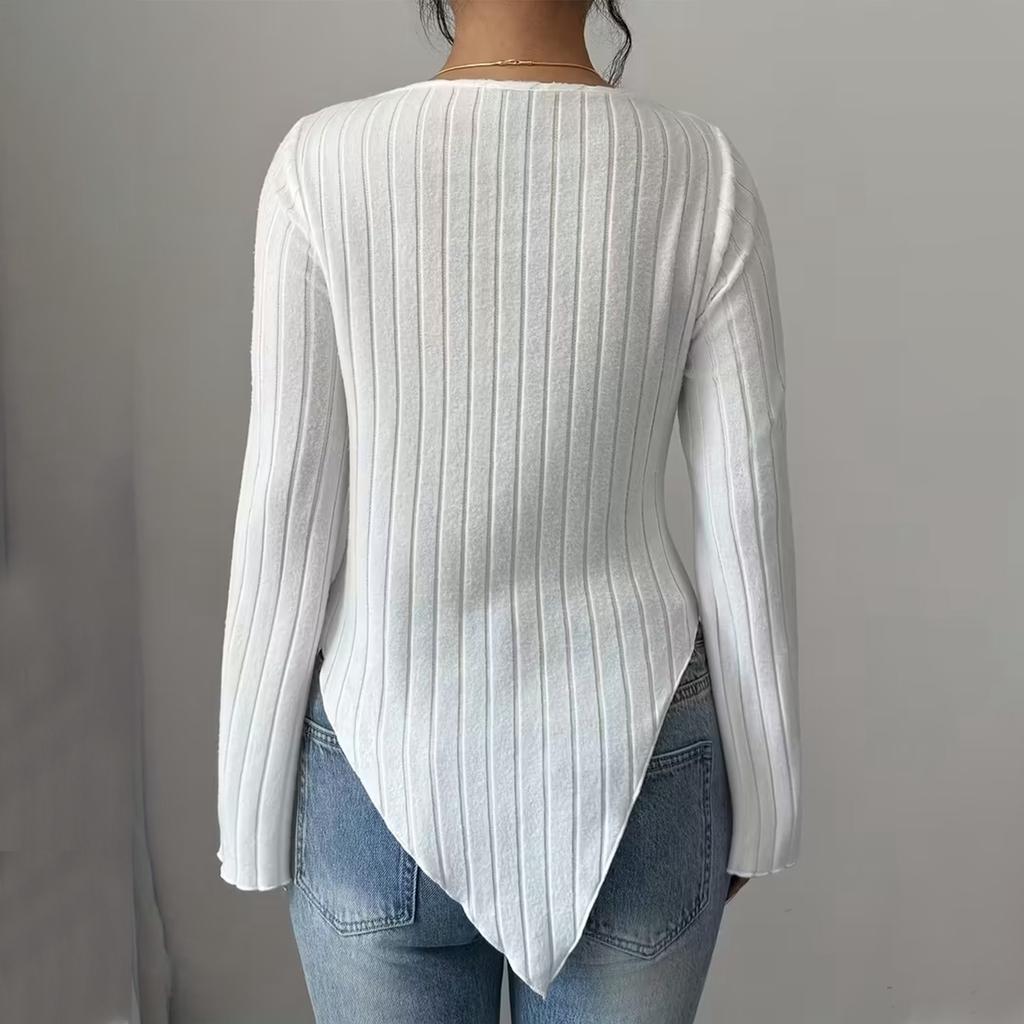 Women's Fashionable Long Sleeve Elegant Commuting And Casual Top