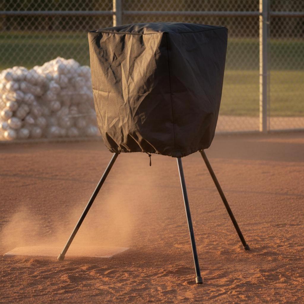 Fitted Pitching Machine Cover 210D Oxford Textile