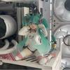 Hatsune Miku Desktop Cute Actionfigur 11cm Neko T-Shirt Ver. Anime Figur Kawaii Mädchen Modell Spielzeug Geschenk